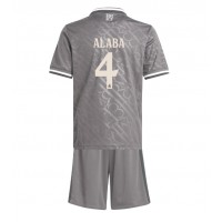 Fotballdrakt Barn Real Madrid David Alaba #4 Tredjedraktsett 2024-25 Kortermet (+ Korte bukser)